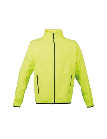 Ανδρική ζακέτα φλίς (Metz) yellow fluo